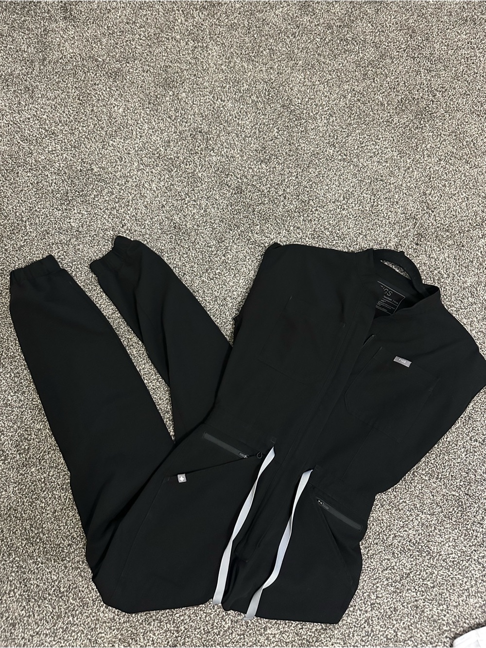 Figs Jumpsuit XXS Black